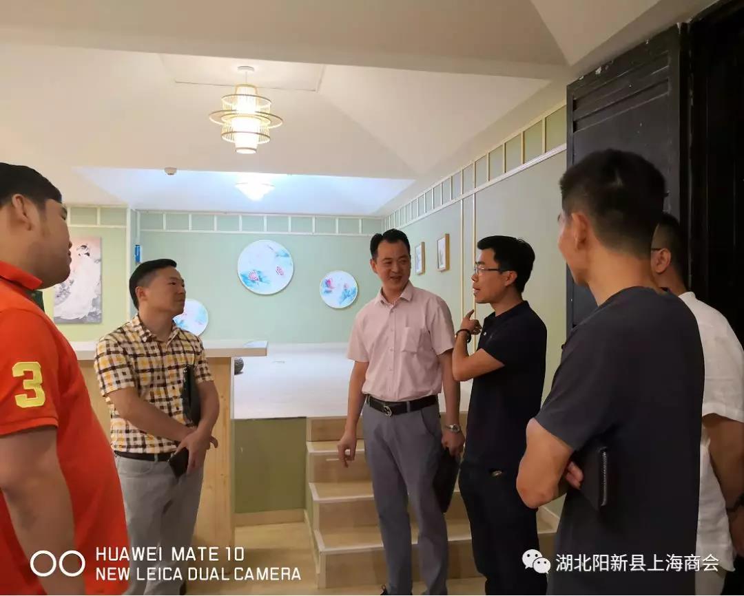 上海阳新商会领导一行走访理事会员企业--上海龙殷建筑工程有限公司(图6)
